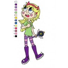 Star Vs the Forces of Evil 11 Embroidery Design